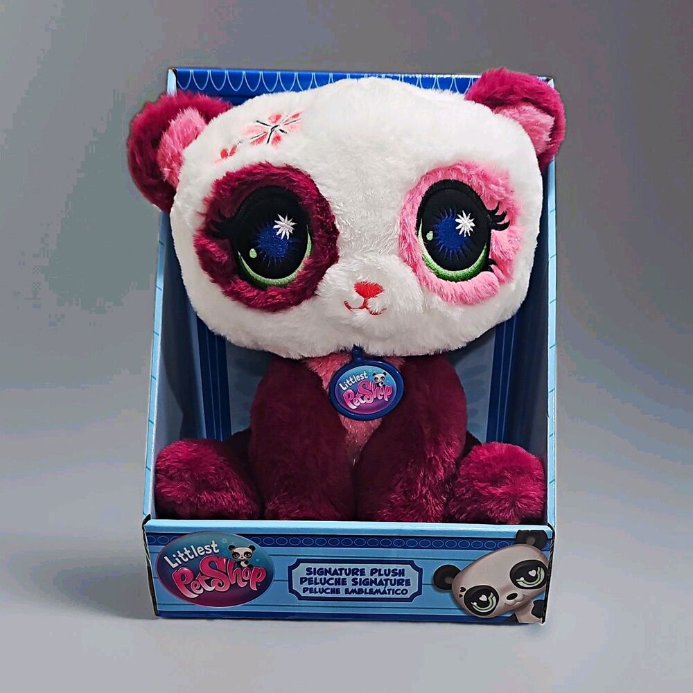 Littlest Pet Shop LPS Signature Plush Series 4 Panda 10" NIB New In Box Toy